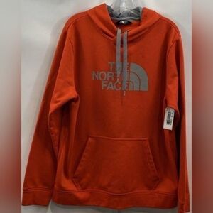 The North Face Men's Surgent Half Dome Hoodie Orange/Grey  Size L